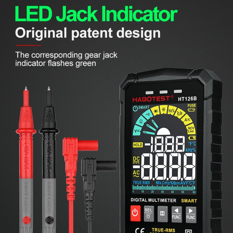 HABOTEST HT126B Digital High Precision Mini Multimeter - Digital Multimeter by HABOTEST | Online Shopping UK | buy2fix