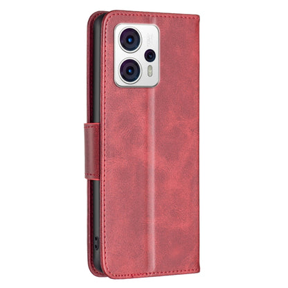 For Motorola Moto G13 4G/G23 4G/G53 5G Lambskin Texture Leather Phone Case(Red) - Motorola Cases by buy2fix | Online Shopping UK | buy2fix