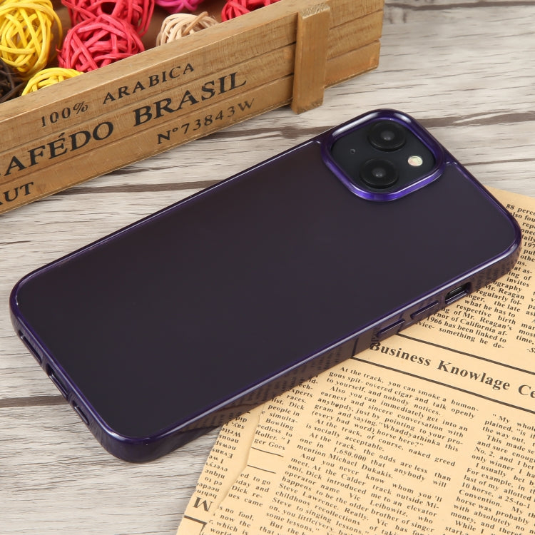 For iPhone 14 Plus GEBEI Acrylic Phone Case (Purple) - iPhone 14 Plus Cases by GEBEI | Online Shopping UK | buy2fix