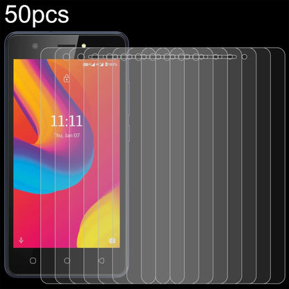 For Lava Z1 50pcs 0.26mm 9H 2.5D Tempered Glass Film - Others by buy2fix | Online Shopping UK | buy2fix