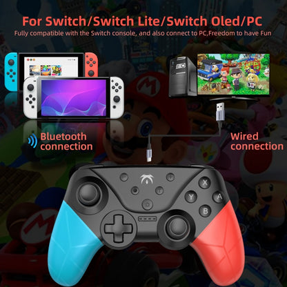 788 Bluetooth 5.0 Wireless Game Controller for Nintendo Switch(Blue Red) - Gamepads by buy2fix | Online Shopping UK | buy2fix