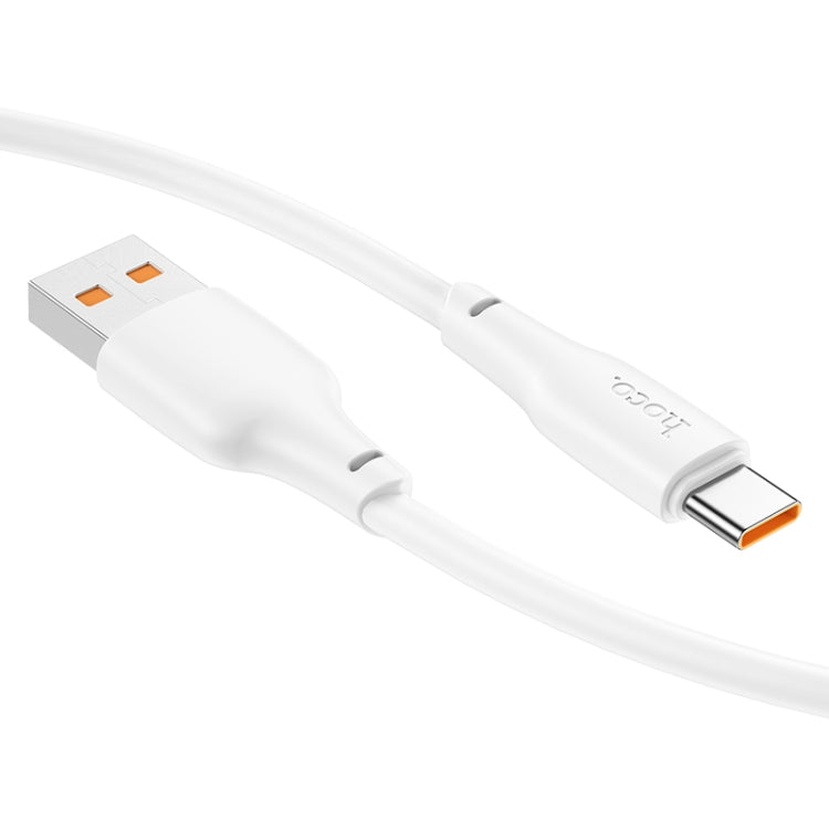 hoco X93 27W USB to USB-C/Type-C Data Cable, Length:1m(White) -  by hoco | Online Shopping UK | buy2fix