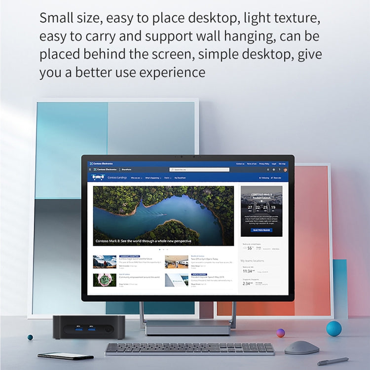 ZX03 Windows 11 Mini PC, Intel Alder Lake N95, Support Dual HDMI Output, Spec:8GB+512GB(UK Plug) -  by buy2fix | Online Shopping UK | buy2fix