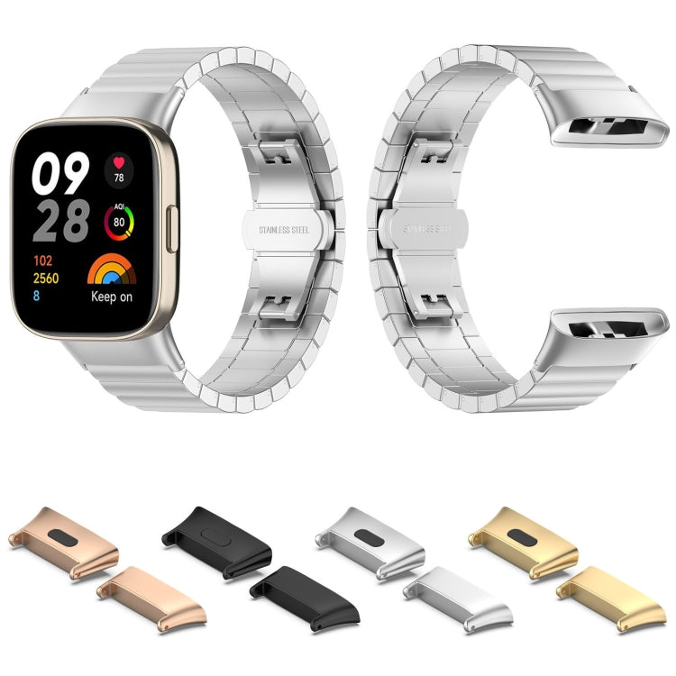 For Xiaomi Redmi Watch 3 / Mi Watch Lite 3 1 Pair Metal Watch Band Connector(Rose Gold) - Repair & Spare Parts by buy2fix | Online Shopping UK | buy2fix