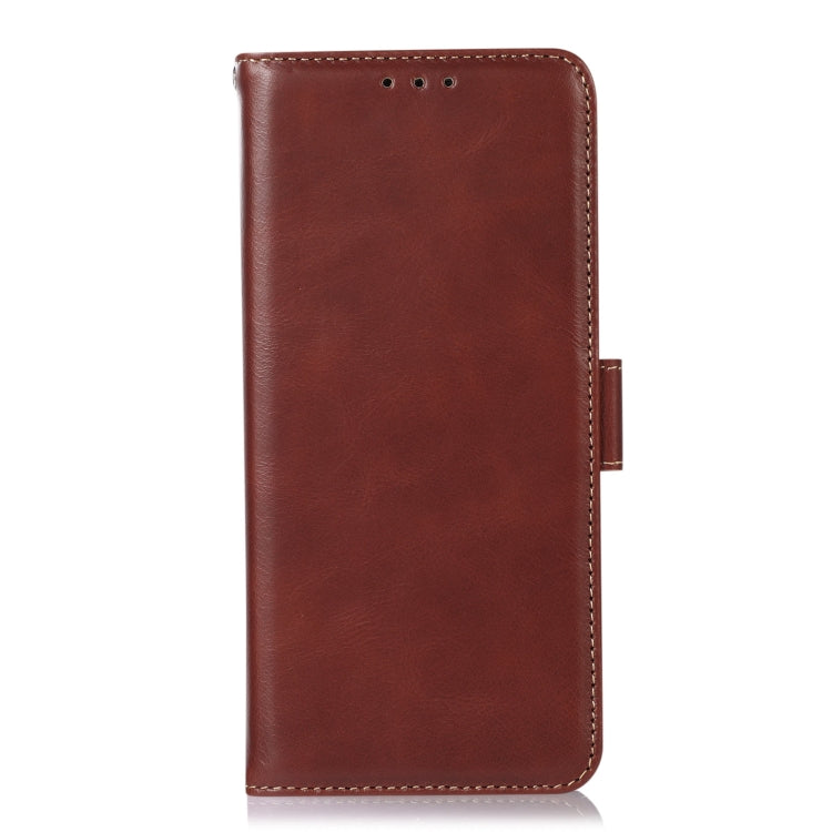 For Sony Xperia 1 V Crazy Horse Top Layer Cowhide Leather Phone Case(Brown) - Sony Cases by buy2fix | Online Shopping UK | buy2fix