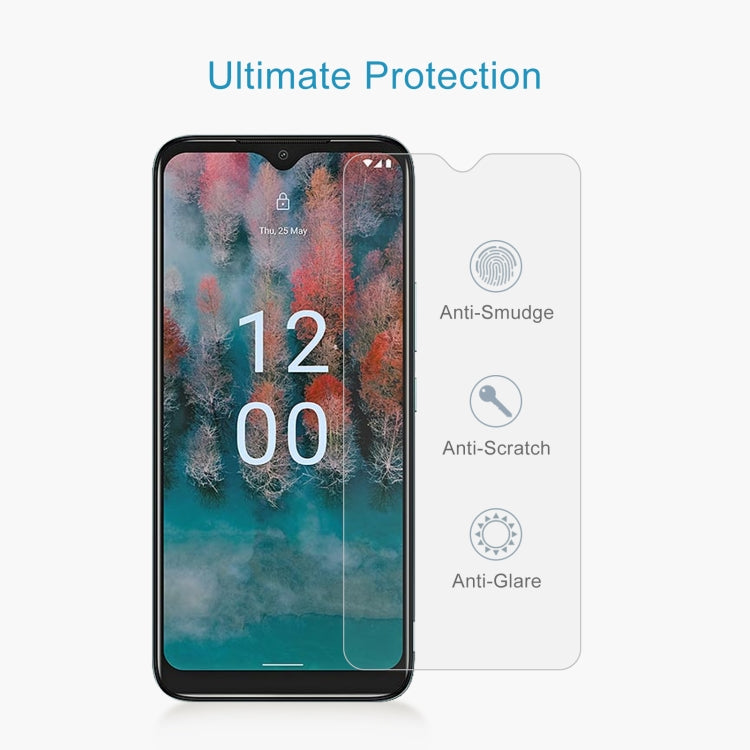 For Nokia C12 Pro 50pcs 0.26mm 9H 2.5D Tempered Glass Film - Nokia Tempered Glass by buy2fix | Online Shopping UK | buy2fix