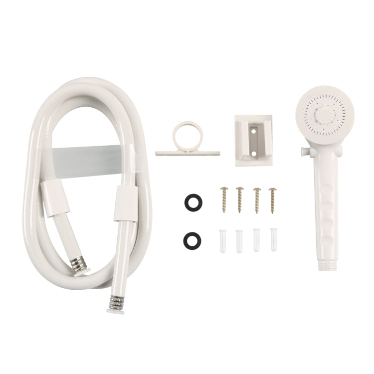 RV 1.5m Flexible Shower Pipe with Spray(White) - In Car by buy2fix | Online Shopping UK | buy2fix