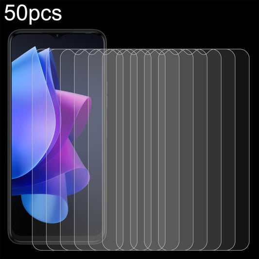 For Tecno Spark 10 50pcs 0.26mm 9H 2.5D Tempered Glass Film - Tecno Tempered Glass by buy2fix | Online Shopping UK | buy2fix