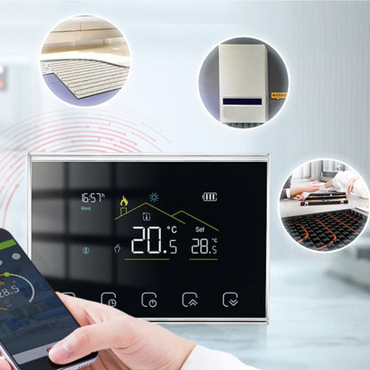 BHT-8000RF-VA- GC Wireless Smart LED Screen Thermostat Without WiFi, Specification:Boiler Heating - Consumer Electronics by buy2fix | Online Shopping UK | buy2fix