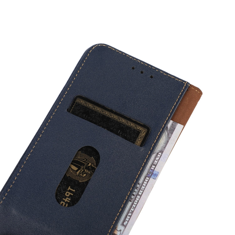 For Nokia G22 4G KHAZNEH Nappa Top Layer Cowhide Leather Phone Case(Blue) - Nokia Cases by buy2fix | Online Shopping UK | buy2fix