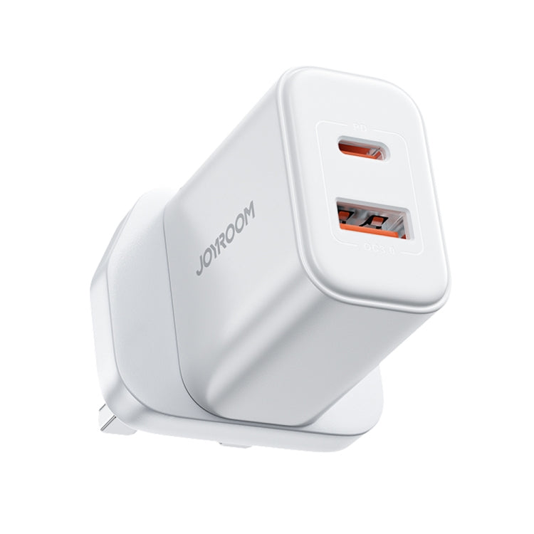 J0YROOM TCF05 20W USB+USB-C/Type-C Fast Charger, Specification:UK Plug(White) -  by JOYROOM | Online Shopping UK | buy2fix