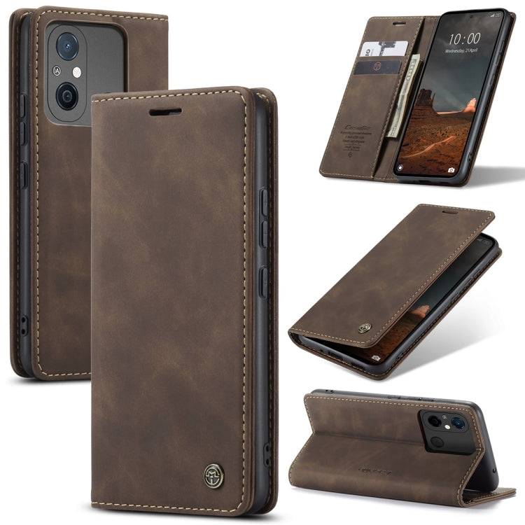 For Xiaomi Redmi 11A / 12C CaseMe 013 Multifunctional Horizontal Flip Leather Phone Case(Coffee) - Xiaomi Cases by CaseMe | Online Shopping UK | buy2fix