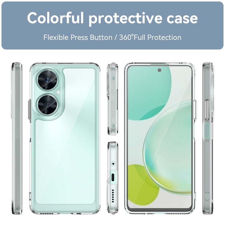 For Huawei Nova 11i Colorful Series Acrylic + TPU Phone Case(Transparent) - Huawei Cases by buy2fix | Online Shopping UK | buy2fix