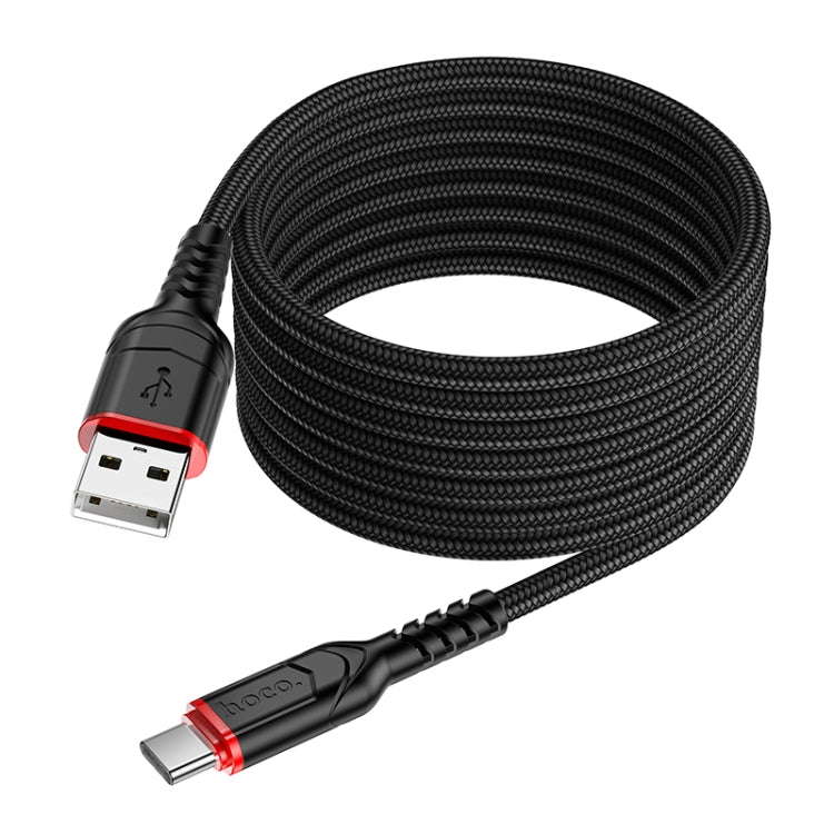 hoco X59 Victory 3A USB to USB-C / Type-C Charging Data Dable, Length:2m(Red) -  by hoco | Online Shopping UK | buy2fix