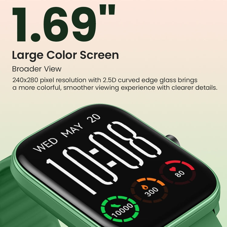 Original Xiaomi Youpin HAYLOU LS13 GST Lite 1.69 inch Square Screen Smart Bluetooth Watch Supports Blood Oxygen Tracking / Sleep Monitoring(Green) -  by Xiaomi | Online Shopping UK | buy2fix