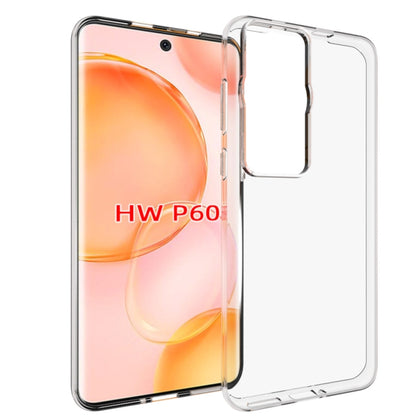 For Huawei P60 / P60 Pro Waterproof Texture TPU Phone Case(Transparent) - Huawei Cases by buy2fix | Online Shopping UK | buy2fix