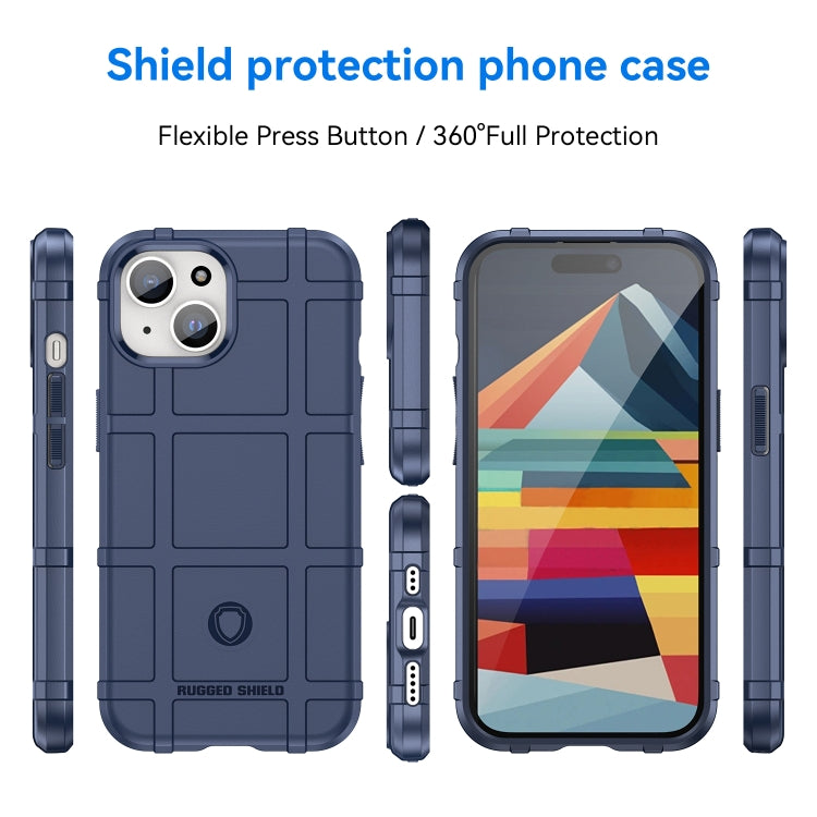 For iPhone 15 Full Coverage Shockproof TPU Phone Case(Blue) - iPhone 15 Cases by buy2fix | Online Shopping UK | buy2fix
