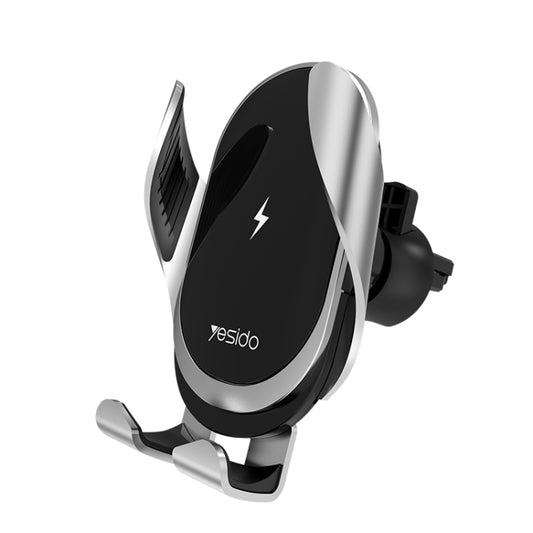 Yesido C78 Car Automatic Clamping 15W Qi Wireless Charger Phone Holder(Black) -  by Yesido | Online Shopping UK | buy2fix