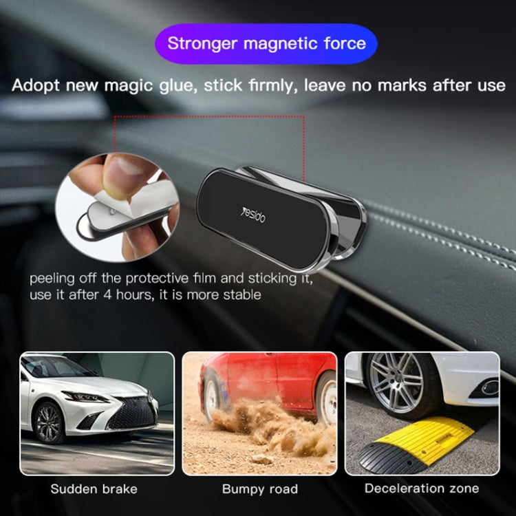 Yesido C82 Car 360 Degree Rotation Strong Magnetic Phone Holder(Black) -  by Yesido | Online Shopping UK | buy2fix