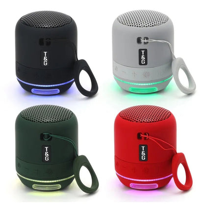 T&G TG294 TWS LED Mini Portable Wireless Stereo Sound Outdoor Speaker(Red) - Mini Speaker by T&G | Online Shopping UK | buy2fix