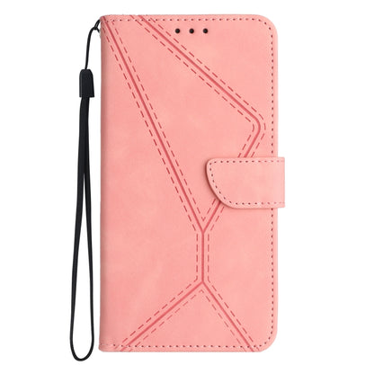 For Xiaomi 13 Ultra Stitching Embossed Leather Phone Case(Pink) - 13 Ultra Cases by buy2fix | Online Shopping UK | buy2fix