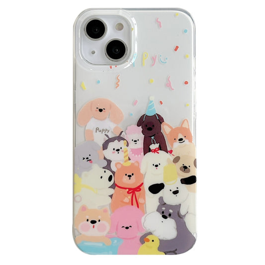For iPhone 11 IMD Cute Animal Pattern Phone Case(Dog) - iPhone 11 Cases by buy2fix | Online Shopping UK | buy2fix