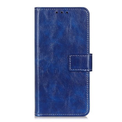 For Xiaomi Poco F5 Pro/Redmi K60/K60 Pro Retro Crazy Horse Texture Horizontal Flip Leather Phone Case(Blue) - Xiaomi Cases by buy2fix | Online Shopping UK | buy2fix