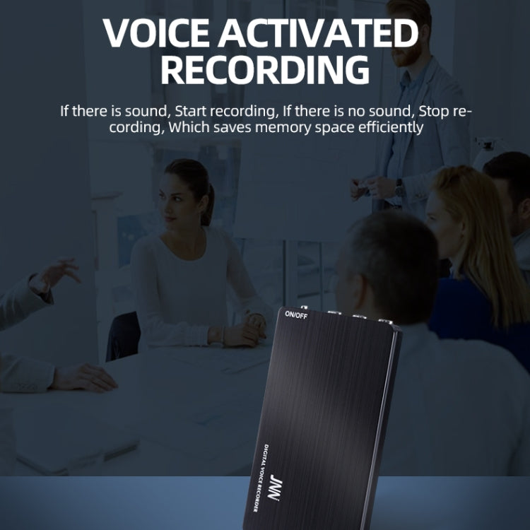 JNN M2 Ultra-thin HD Noise Reduction Intelligent Control Voice Voice Recorder, Capacity:32GB(Black) - Other Style by JNN | Online Shopping UK | buy2fix