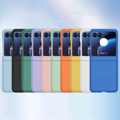 For Motorola Razr 40 Ultra / Moto Razr 2023 Skin Feel PC Phone Case(Orange) - Motorola Cases by buy2fix | Online Shopping UK | buy2fix