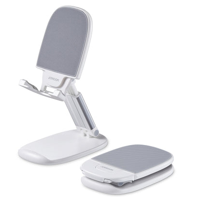 JOYROOM JR-ZS371 Foldable Desktop Phone Stand(White) - Desktop Holder by JOYROOM | Online Shopping UK | buy2fix