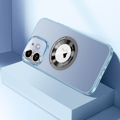 For iPhone 12 CD Texture MagSafe Magnetic Phone Case(Sierra Blue) - iPhone 12 / 12 Pro Cases by buy2fix | Online Shopping UK | buy2fix