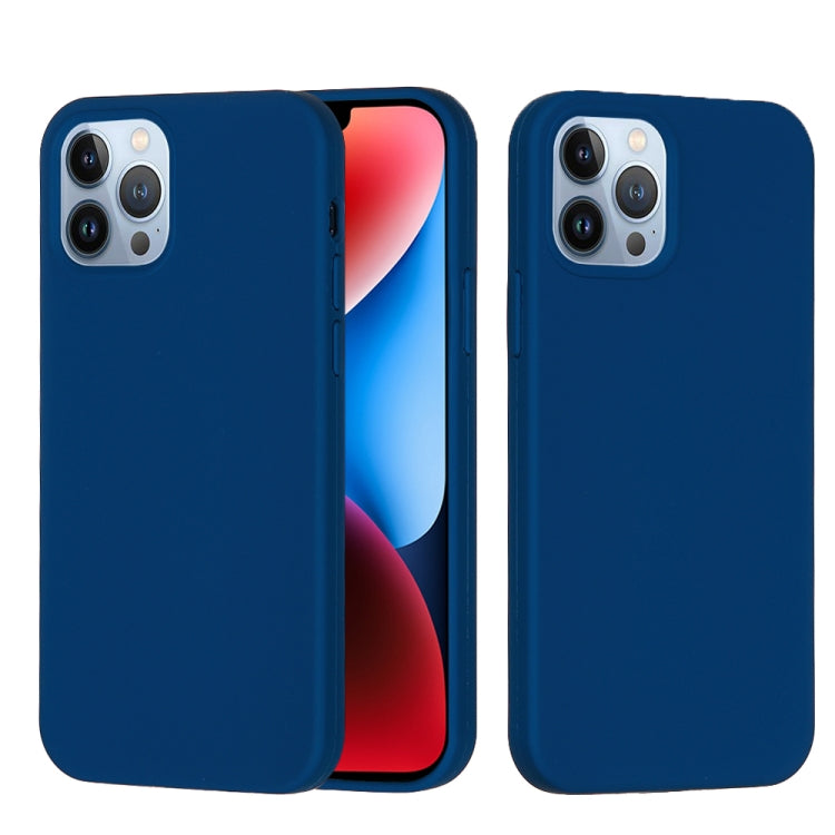 For iPhone 15 Pro Solid Color Silicone Phone Case(Cobalt Blue) - iPhone 15 Pro Cases by buy2fix | Online Shopping UK | buy2fix