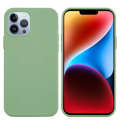 For iPhone 15 Pro Max Solid Color Silicone Phone Case(Mint Green) - iPhone 15 Pro Max Cases by buy2fix | Online Shopping UK | buy2fix