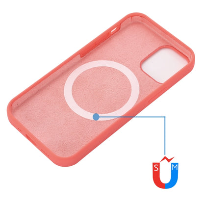 For iPhone 15 Pro Max Shockproof Silicone Magsafe Phone Case(Pink Orange) - iPhone 15 Pro Max Cases by buy2fix | Online Shopping UK | buy2fix
