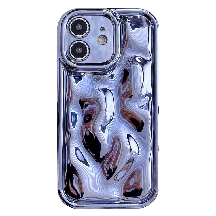 For iPhone 11 Electroplating Meteorite Texture TPU Phone Case(Blue) - iPhone 11 Cases by buy2fix | Online Shopping UK | buy2fix