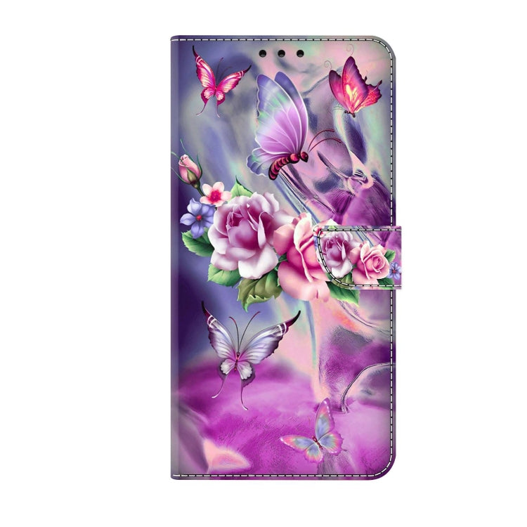For Xiaomi Redmi 9T Crystal 3D Shockproof Protective Leather Phone Case(Butterfly) - Xiaomi Cases by buy2fix | Online Shopping UK | buy2fix