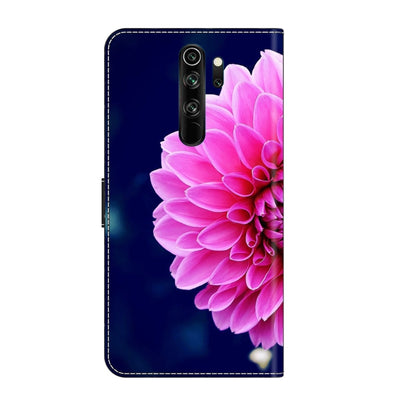 For Xiaomi Redmi Note 8 Pro Crystal 3D Shockproof Protective Leather Phone Case(Pink Petals) - Xiaomi Cases by buy2fix | Online Shopping UK | buy2fix