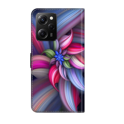 For Xiaomi Redmi Note 12 Pro Global Crystal 3D Shockproof Protective Leather Phone Case(Colorful Flower) - Xiaomi Cases by buy2fix | Online Shopping UK | buy2fix
