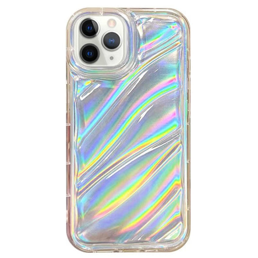 For iPhone 11 Pro Max Laser Sequin Waves TPU Phone Case(Transparent) - iPhone 11 Pro Max Cases by buy2fix | Online Shopping UK | buy2fix