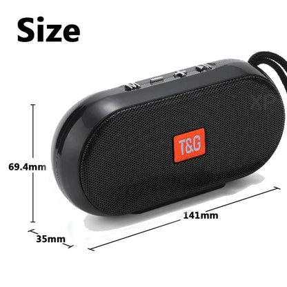 T&G TG179 Outdoor Multifunctional Wireless Bluetooth Speaker Support USB / TF / FM(Pink) - Mini Speaker by T&G | Online Shopping UK | buy2fix