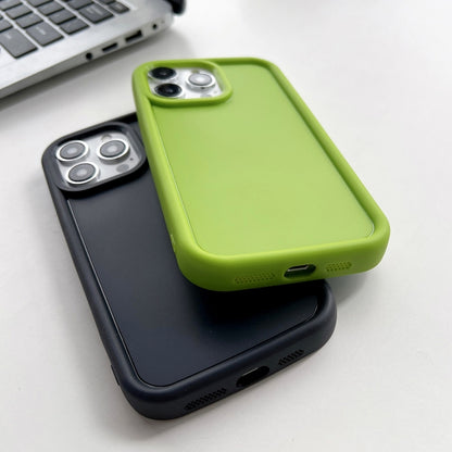 For iPhone 11 Pro Max Shockproof Frame Frosted TPU Phone Case(Green) - iPhone 11 Pro Max Cases by buy2fix | Online Shopping UK | buy2fix