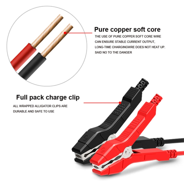 FOXSUR FBC1206E 6A 12V Car / Motorcycle Smart Battery Charger(EU Plug) - Battery Charger by FOXSUR | Online Shopping UK | buy2fix