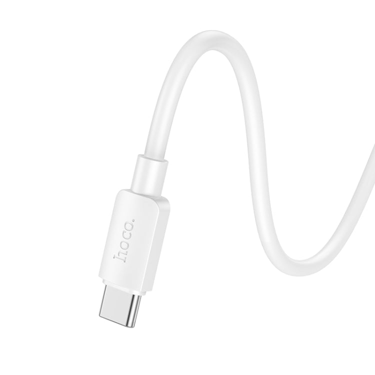 hoco X96 Hyper 1m 27W USB to USB-C / Type-C Charging Data Cable(White) - USB-C & Type-C Cable by hoco | Online Shopping UK | buy2fix