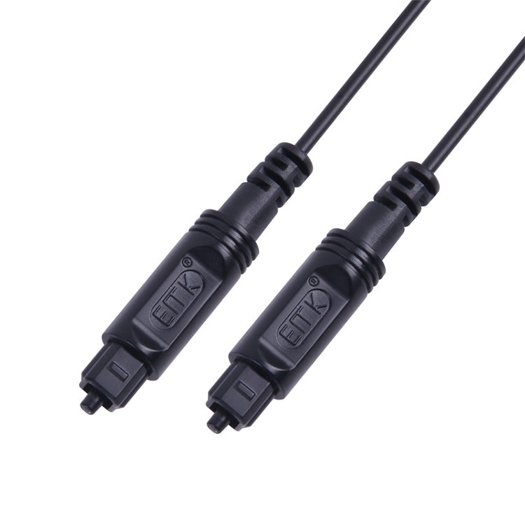 3m EMK OD2.2mm Digital Audio Optical Fiber Cable Plastic Speaker Balance Cable(Black) - Audio Optical Cables by EMK | Online Shopping UK | buy2fix