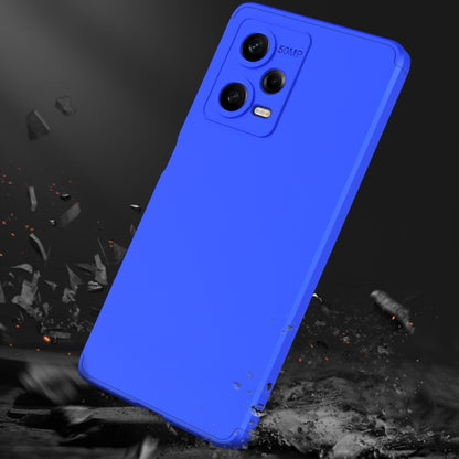 For Xiaomi Redmi Note 12 Pro 5G Global GKK Three Stage Splicing Full Coverage PC Phone Case(Blue) - Note 12 Pro Cases by GKK | Online Shopping UK | buy2fix