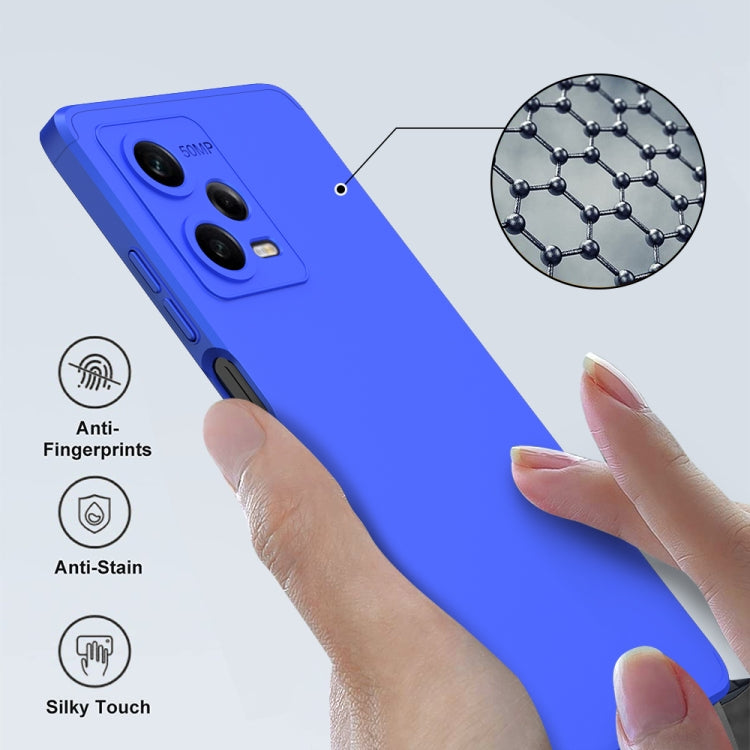 For Xiaomi Redmi Note 12 Pro 5G Global GKK Three Stage Splicing Full Coverage PC Phone Case(Blue) - Note 12 Pro Cases by GKK | Online Shopping UK | buy2fix