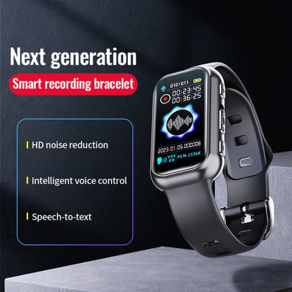 JNN S16 Smart HD Noise Reduction Bluetooth MP3 Voice Control Recording Bracelet, Memory:4GB - Smart Wristbands by JNN | Online Shopping UK | buy2fix