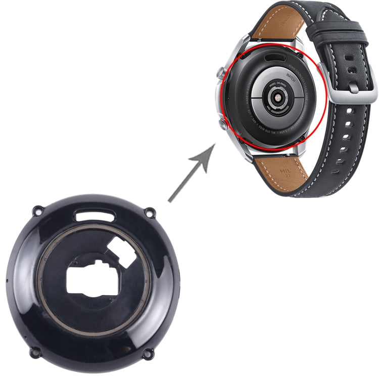 Original Rear Housing Cover For Samsung Galaxy Watch 3 41mm SM-R850(Black) - For Samsung by buy2fix | Online Shopping UK | buy2fix