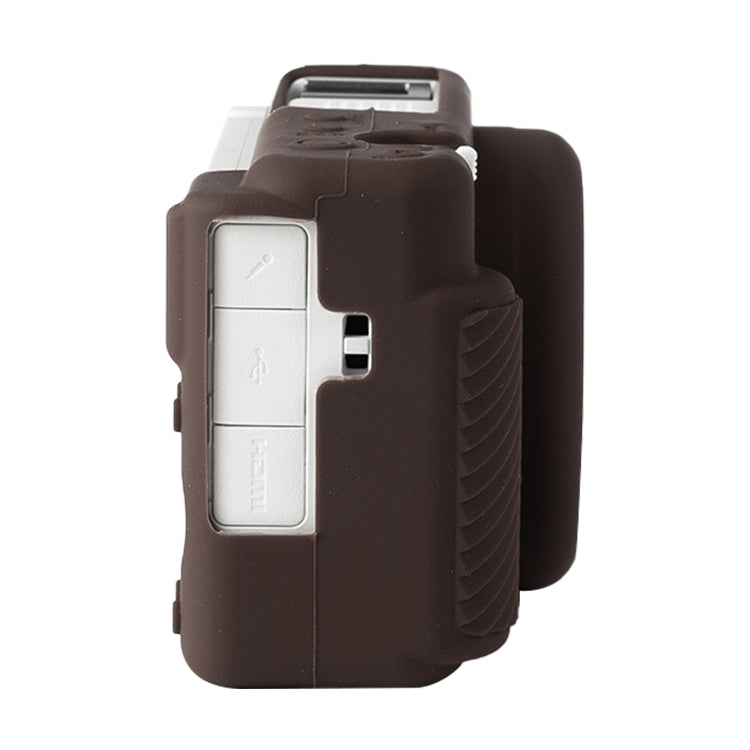 For Sony ZV-1F / ZV1 M2 Soft Silicone Protective Case(Coffee) - Protective Case by buy2fix | Online Shopping UK | buy2fix