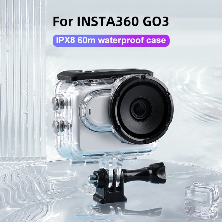 For Insta360 GO 3 Underwater Waterproof Housing Case with Touch Back Cover - Case & Bags by buy2fix | Online Shopping UK | buy2fix